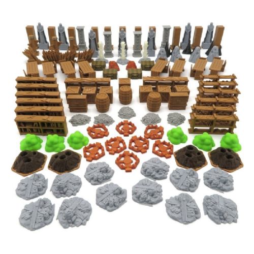 Full Scenery Pack for Gloomhaven Jaws of the Lion 114 pieces
